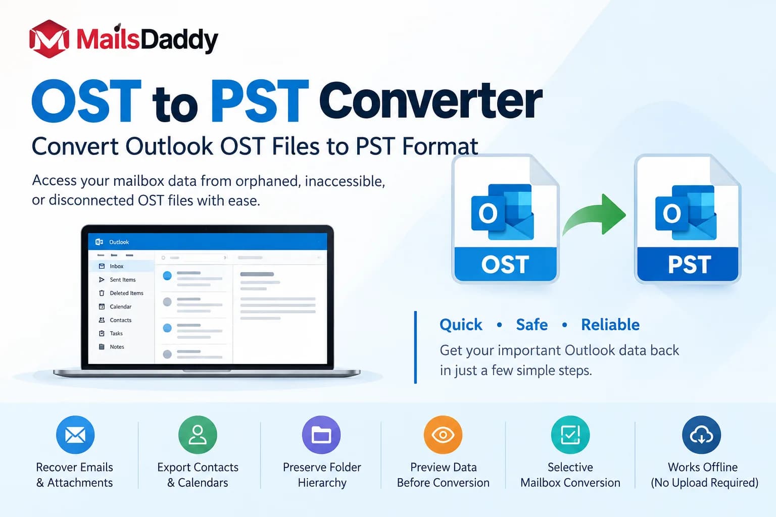 Convert OST to PST Without Exchange Server