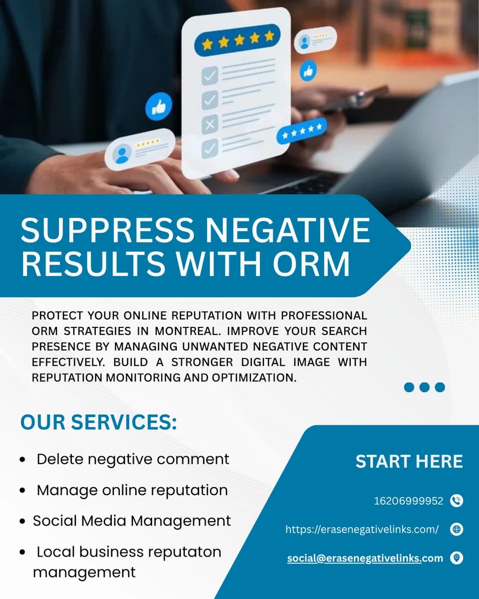 Remove Negative Google Results with ORM Experts