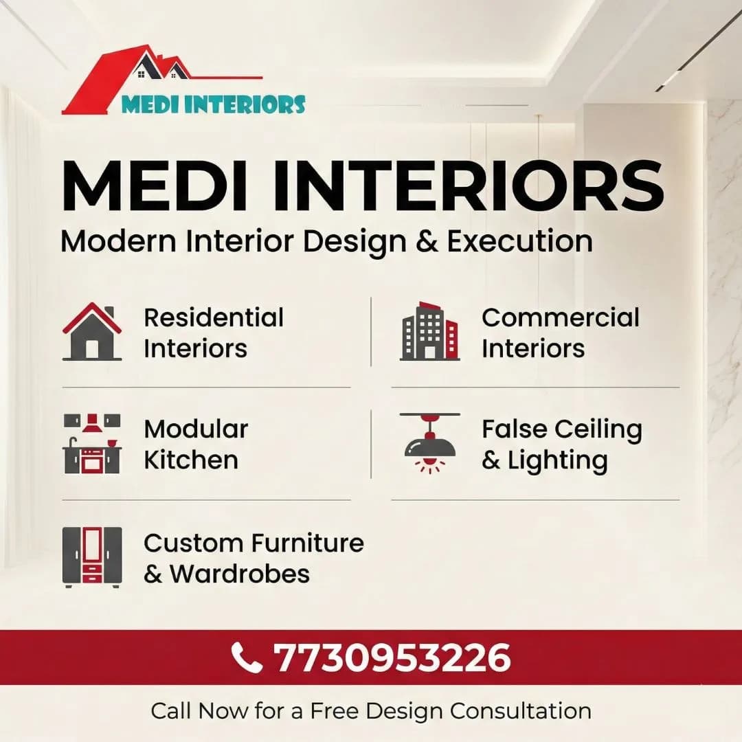interior designers in Hyderabad | medi interiors