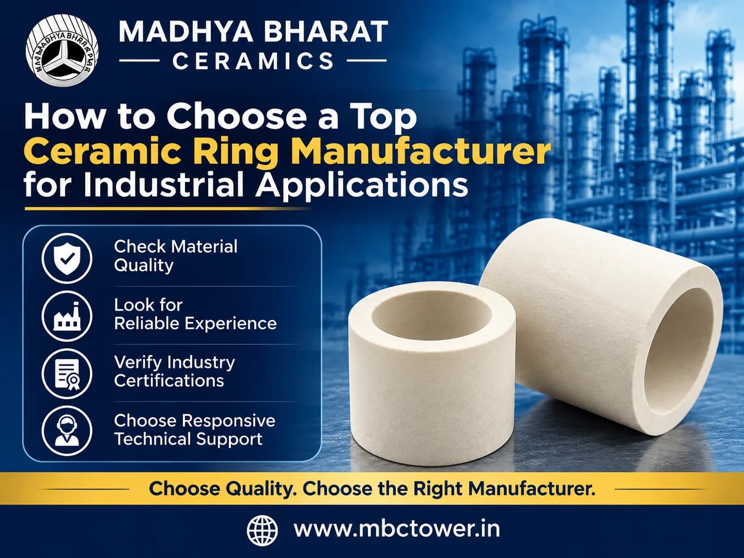 How to Choose a Top Ceramic Ring Manufacturer for Industrial Applications