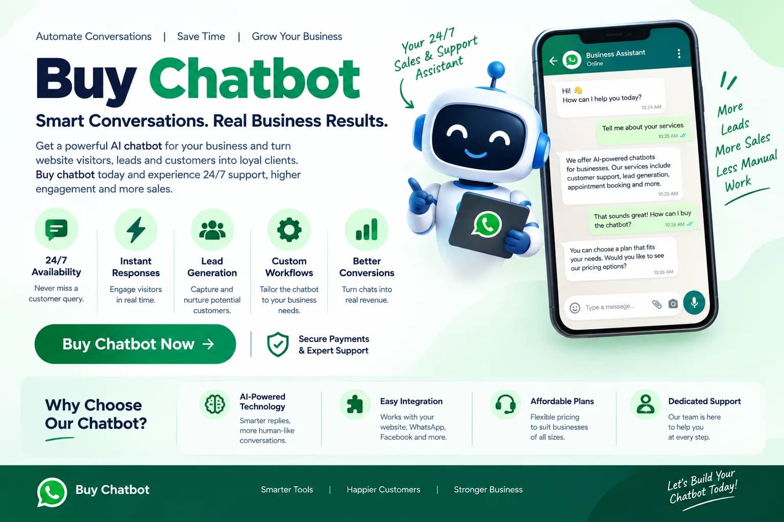 Best Whatsapp Chat Bot | buy chatbot