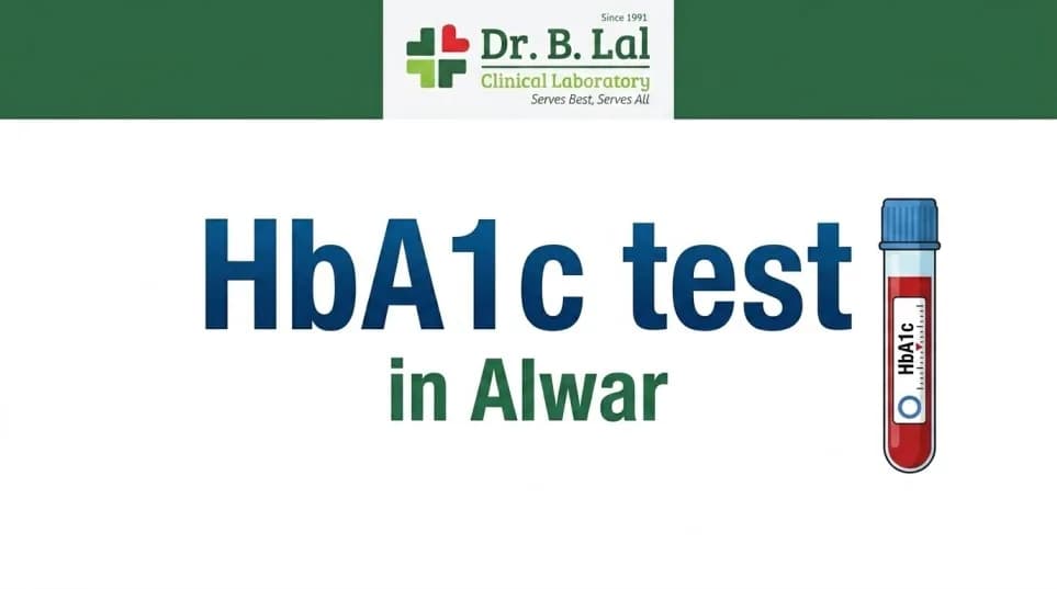 Book HbA1c Test Online in Alwar | Fast, Easy & Reliable | Dr. B. Lal Lab