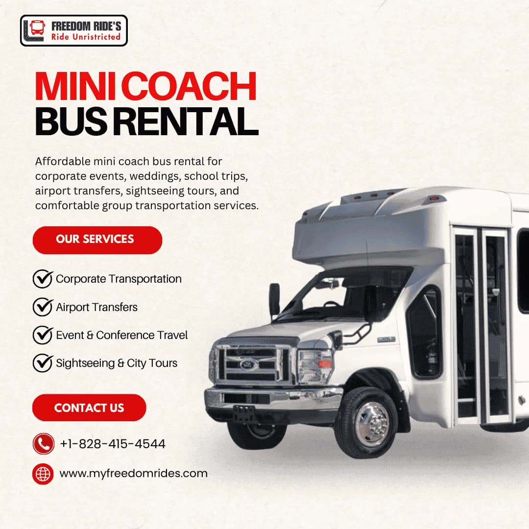 Mini Coach Bus Rental for Comfortable Group Travel