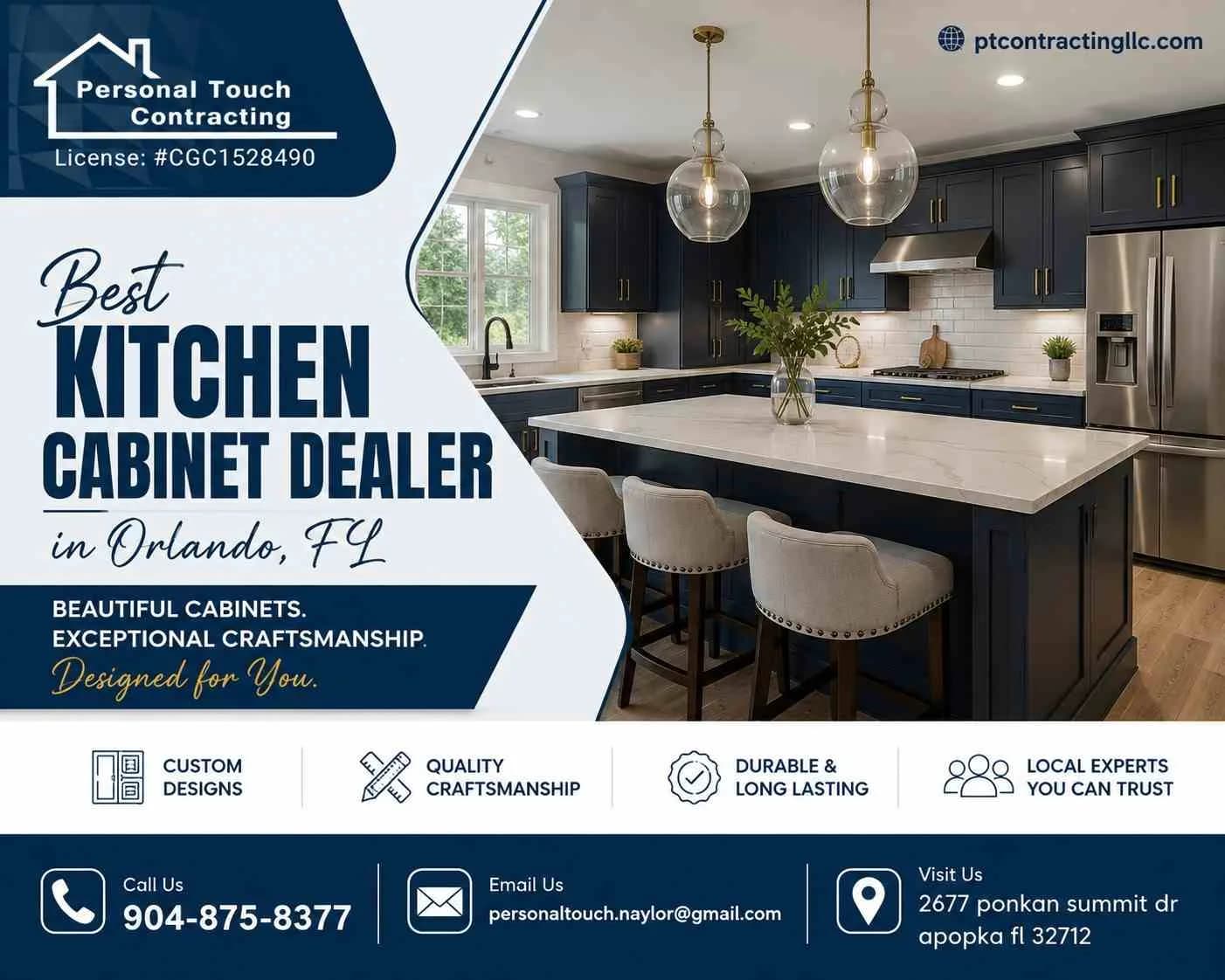 Find the Best Kitchen Cabinet Dealer in Orlando, FL 