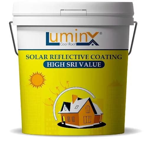 Solar reflective roof coating