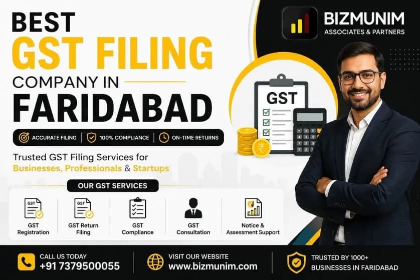 Best GST Filing Company in Faridabad 
