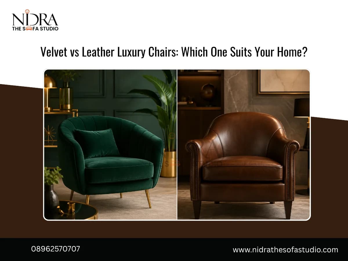 Velvet vs Leather Luxury Chairs: Which One Suits Your Home?