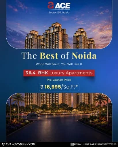 ACE Arte – Luxury Residences in Sector 150, Noida