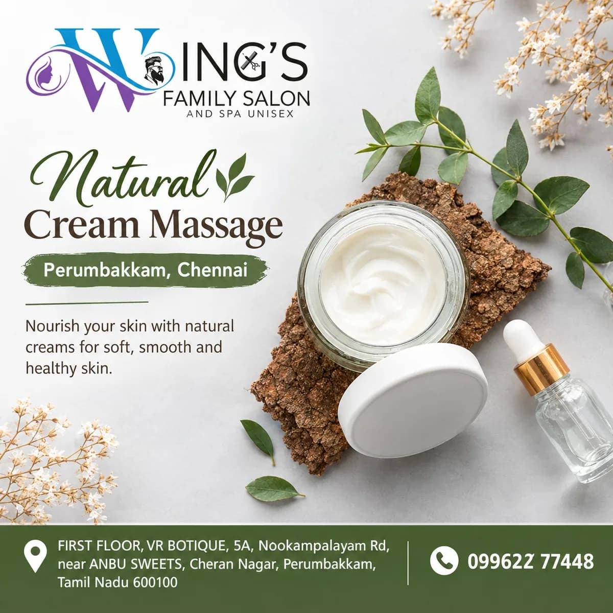 Natural Cream Massage in Perumbakkam, Chennai: Benefits, Process & Tips