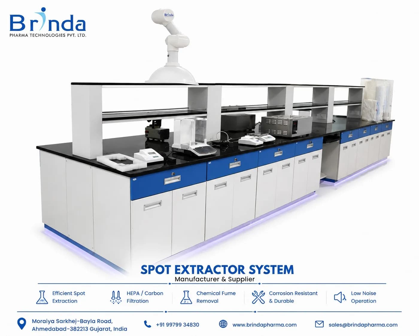 Customized Spot Extractor System Supplier | Brinda Pharma