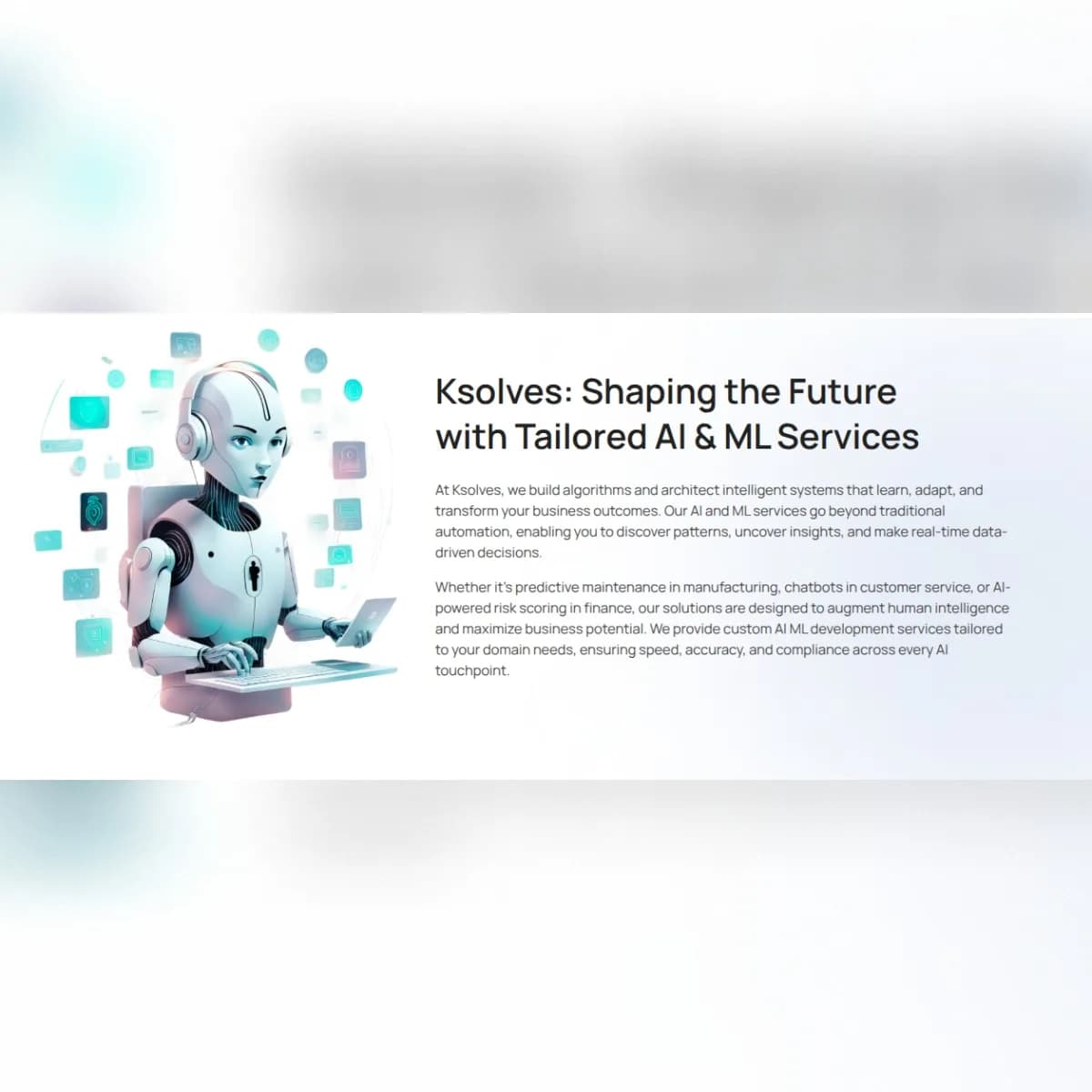 #1 AI Consulting Services Company | 3x Faster Decisions & Reduced Costs – Ksolves