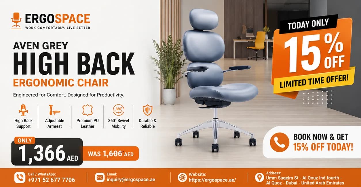 Ergonomic Chair Dubai | Modern Office Chair 10% Discount