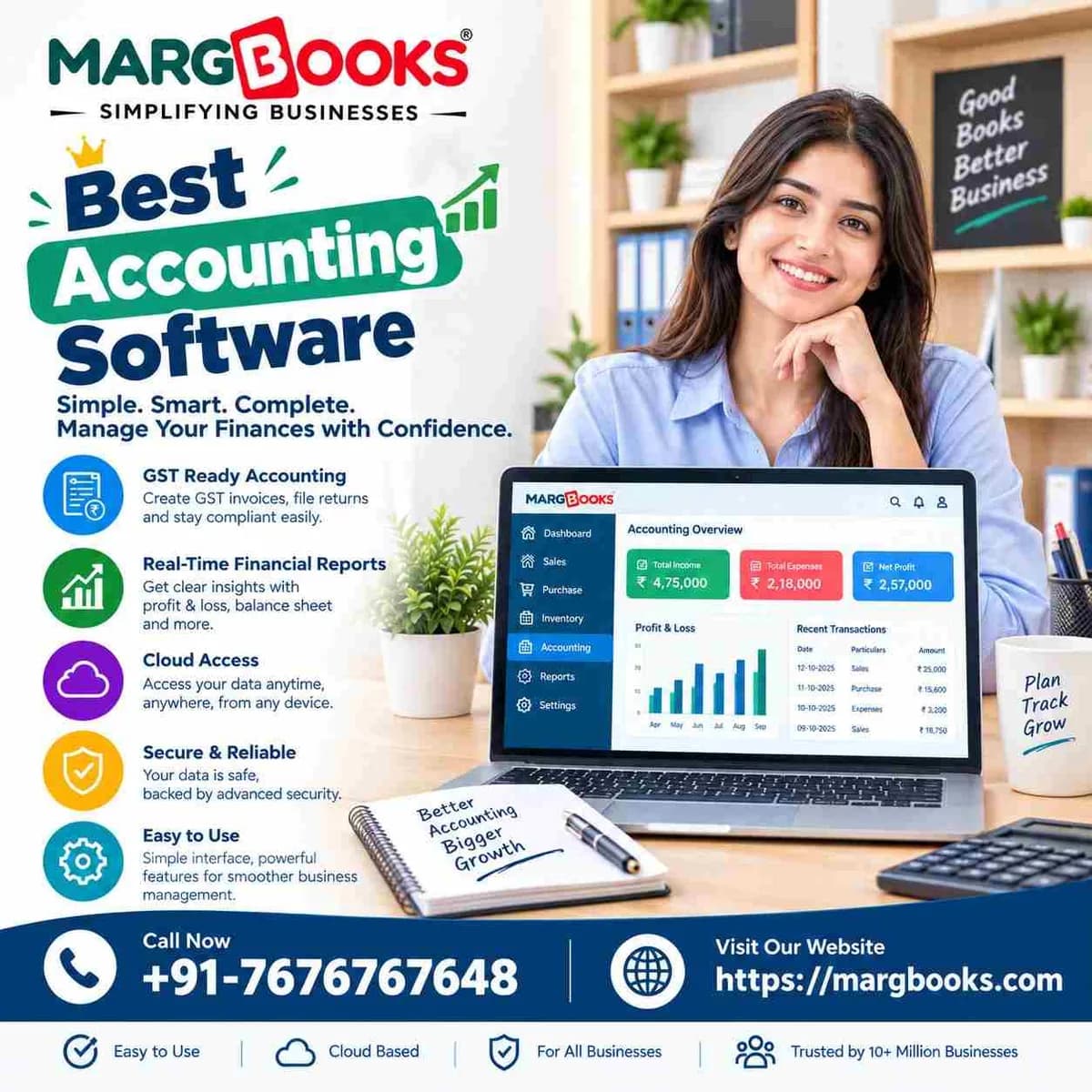 Best Accounting Software for Small Businesses | MargBooks 