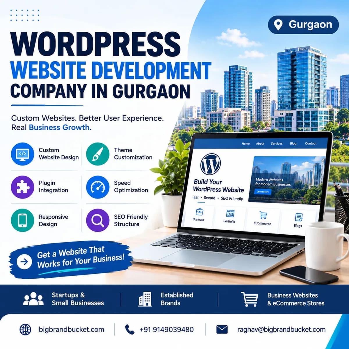 Affordable WordPress Website Development in Gurgaon