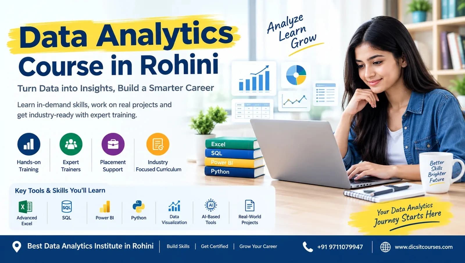 Best Data Analytics Institute in Rohini – Practical Career Training - Delhi