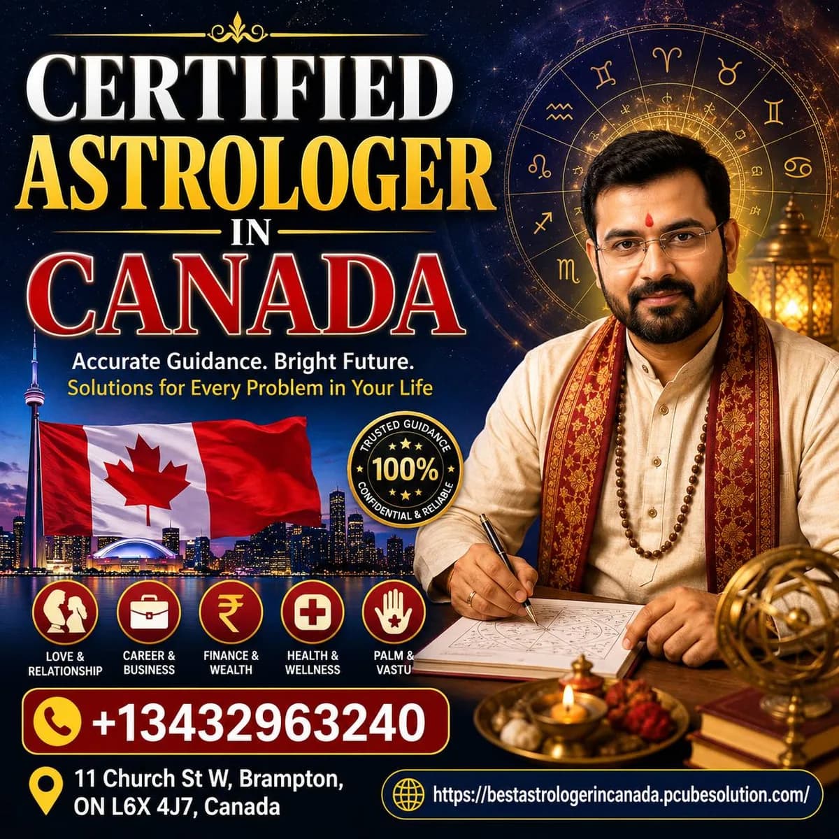 Certified Astrologer in Canada	