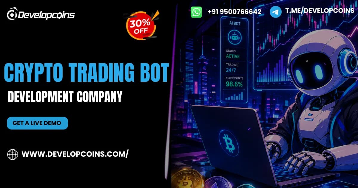 Build AI Crypto Trading Bots with Crypto Trading Bot Development – Get 30% OFF 