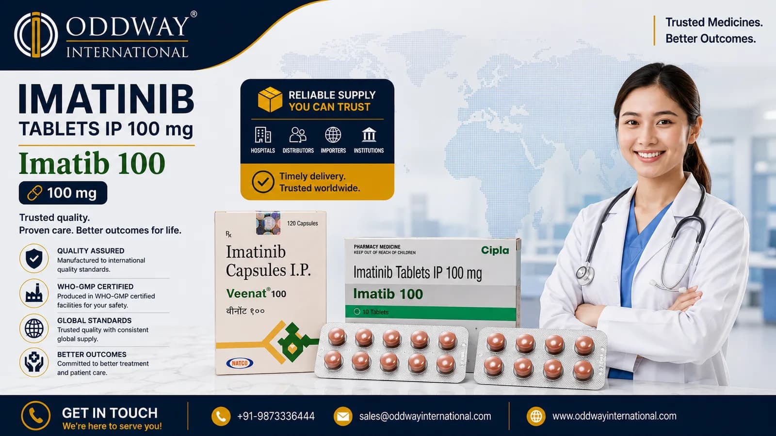 Explore Imatinib Supply Options for UAE Buyers - Oddway
