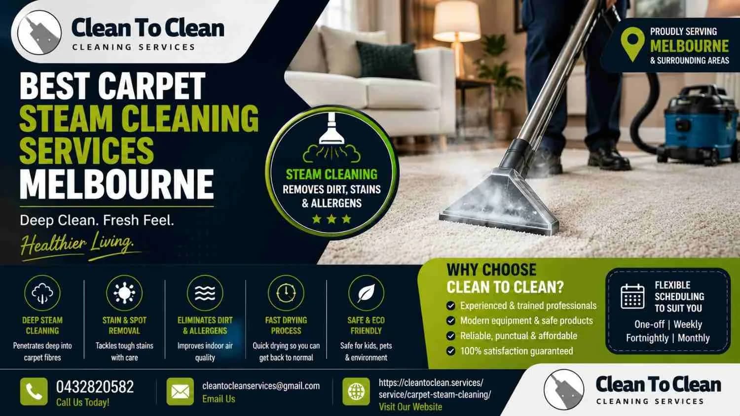 Best carpet steam cleaning services Melbourne