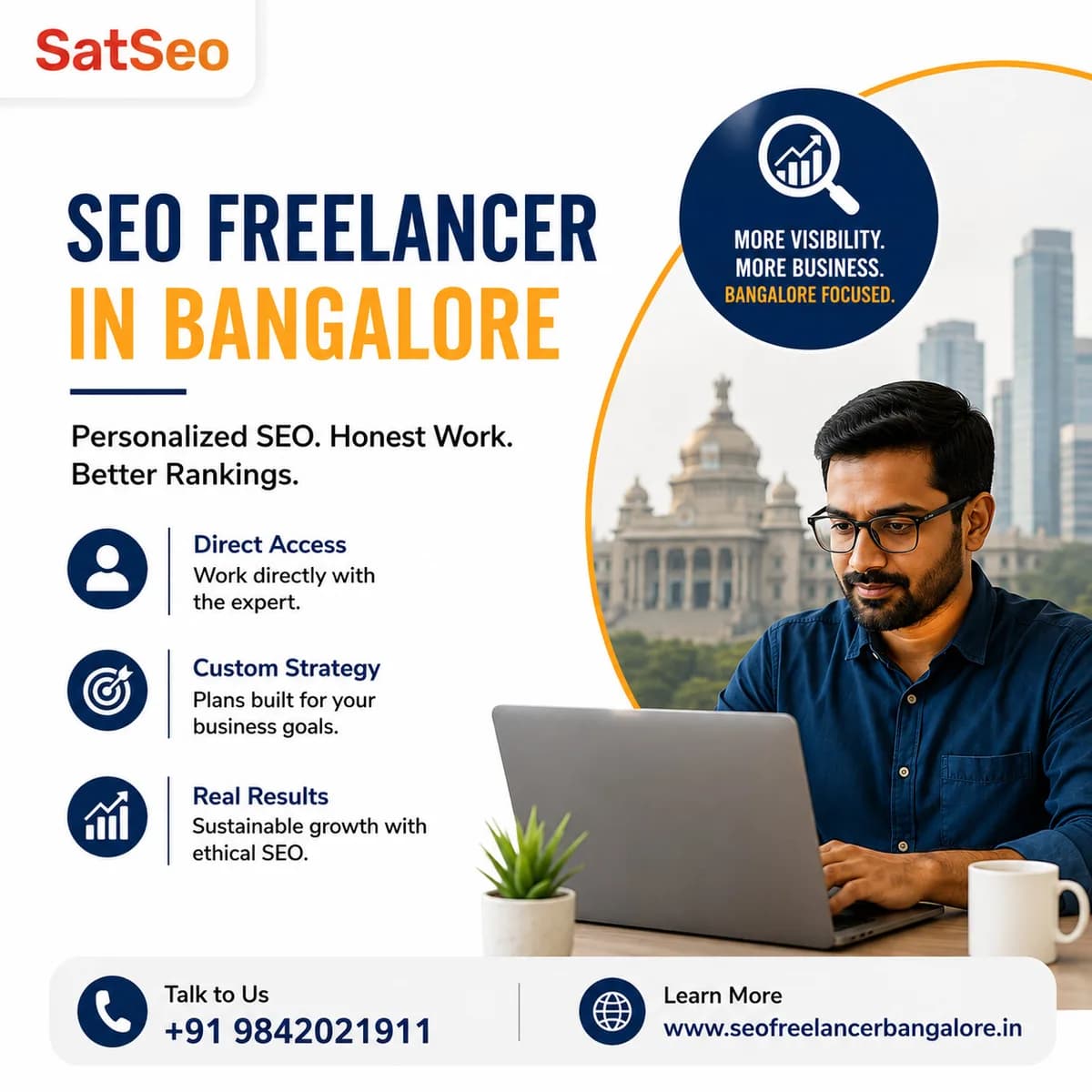 How an SEO Freelancer in Bangalore Helps Local Businesses Reach More Customers  