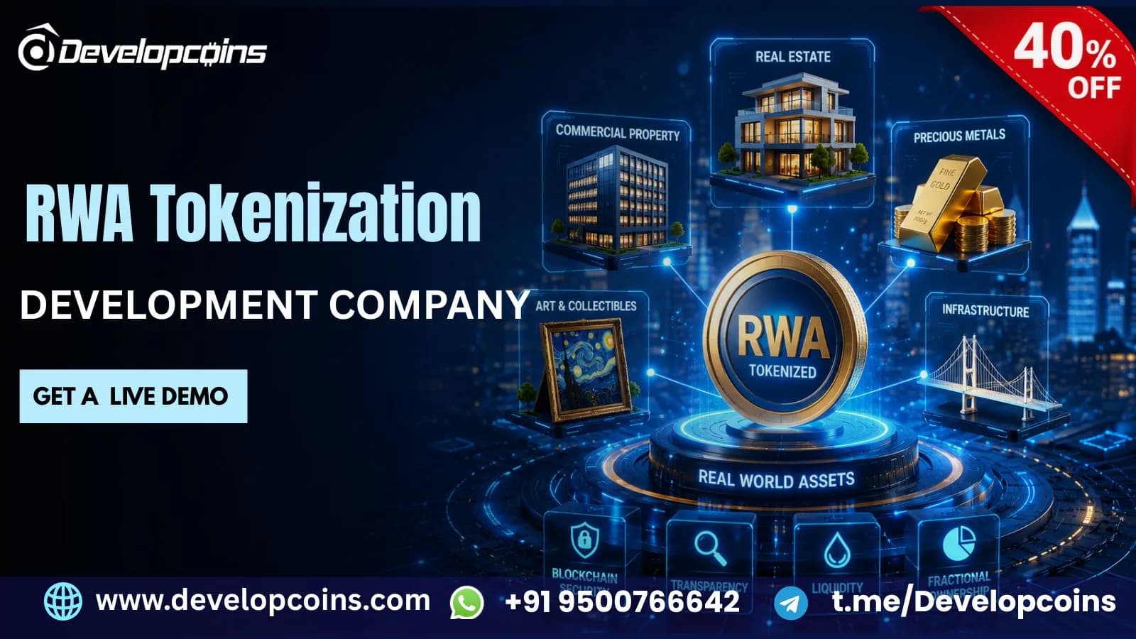 Transform Traditional Assets into Digital Assets with RWA Tokenization Development 