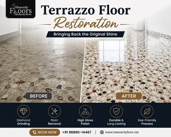 Terrazzo Flooring Restoration in West Palm Beach, FL