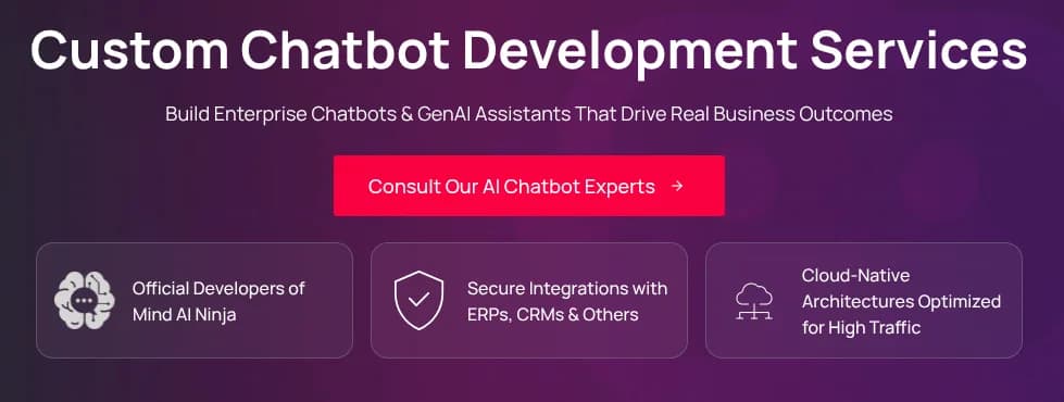 Enterprise Custom Chatbot Development Services – AI Solutions by Ksolves