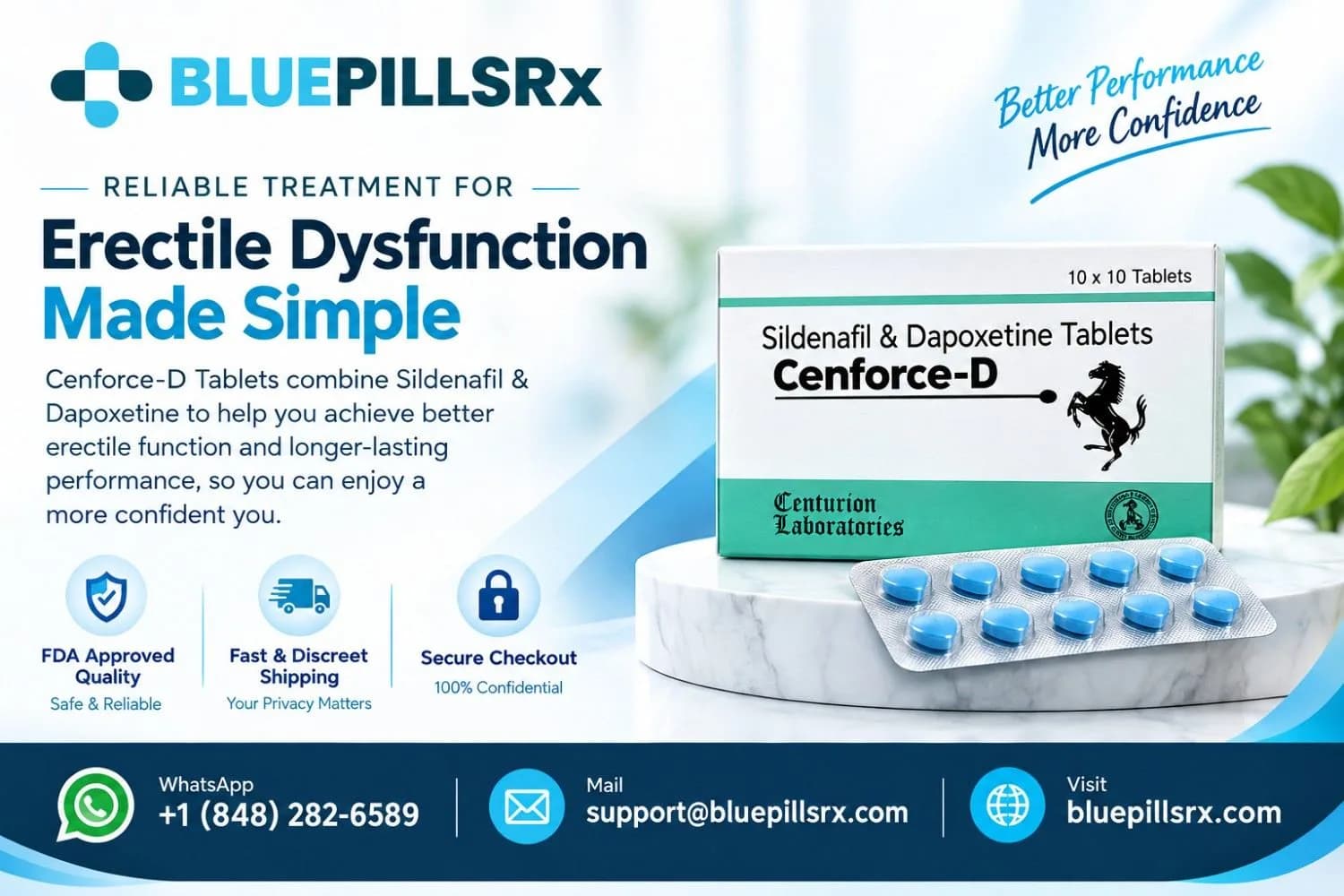 Buy Cenforce D for Convenient ED Care