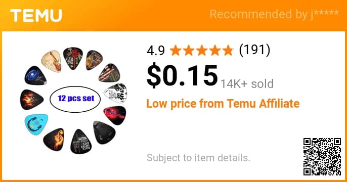 Great Prices! Guitar Picks and More.