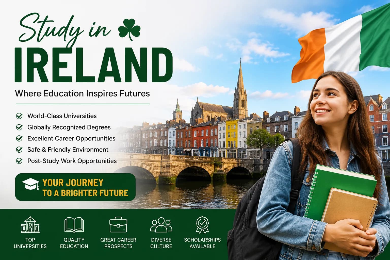 Study in Ireland for Indian Students – Apply to Top Irish Universities 