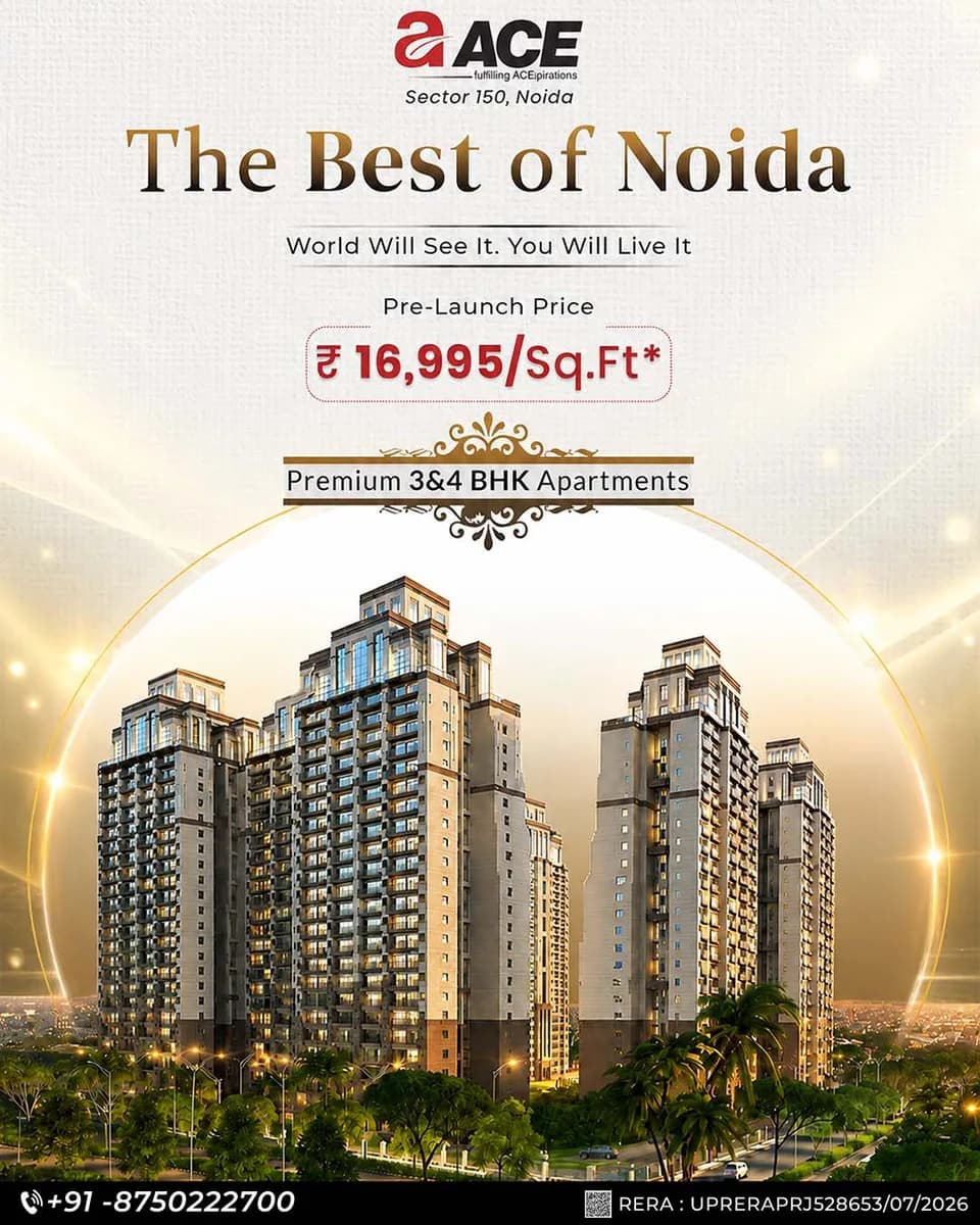 ACE Arte apartments in Sector 150, Noida