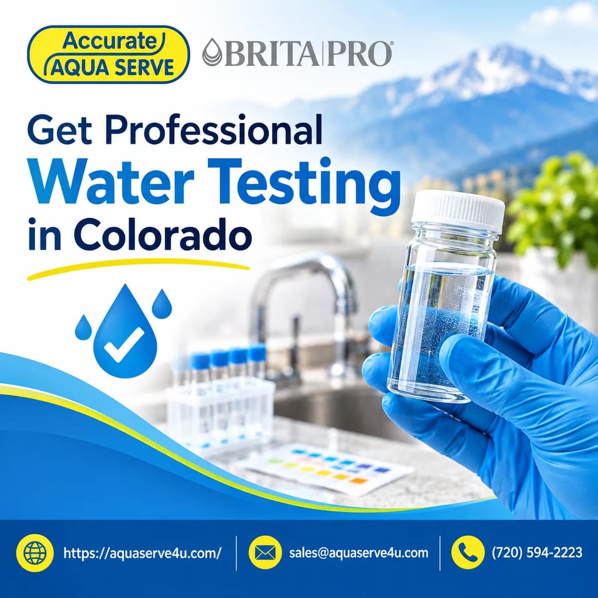 Get Professional Water Testing in Colorado | Accurate/ Aqua Serve