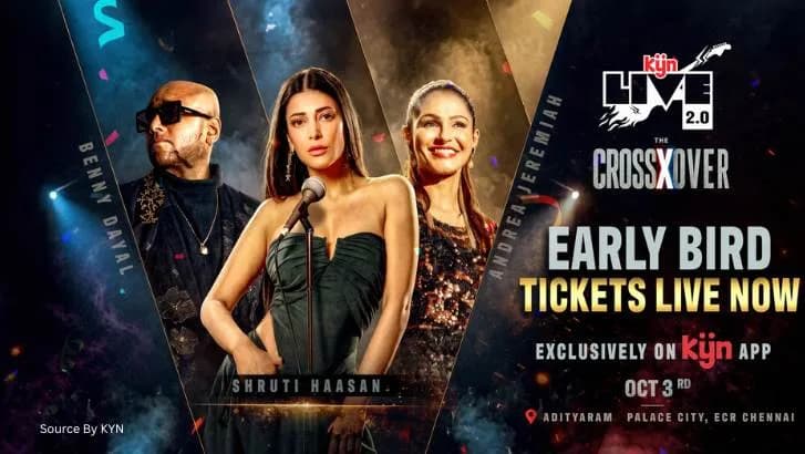 Shruti Haasan Live | KYN LIVE 2.0 Chennai | Music Event