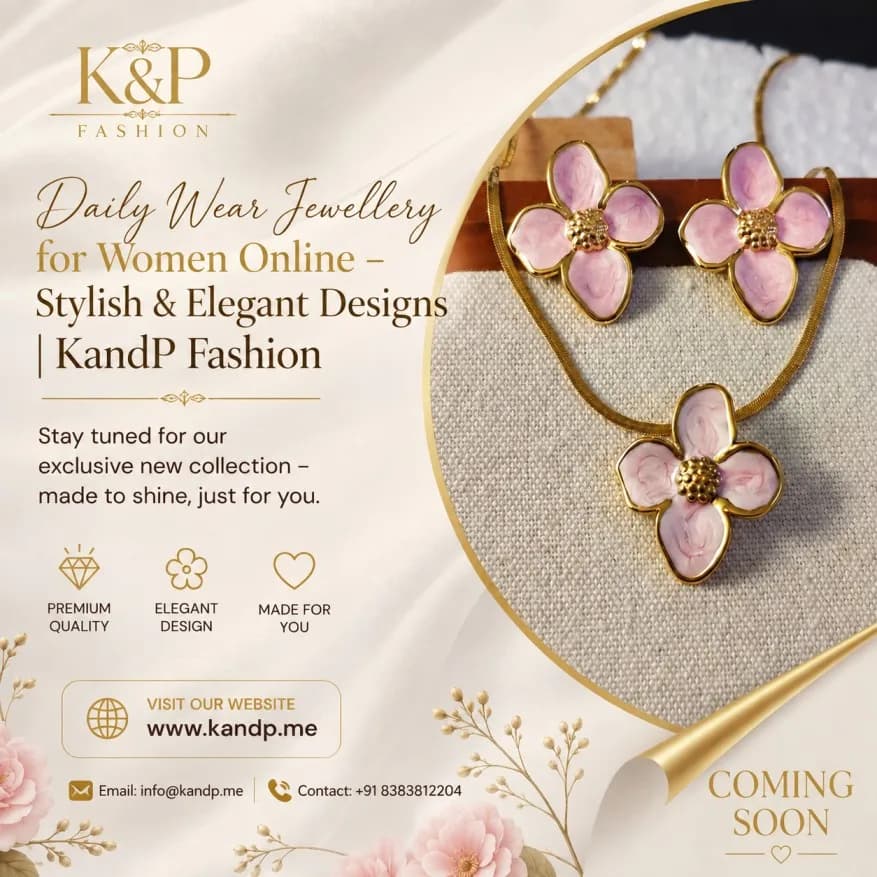 Daily Wear Jewellery for Women Online – Stylish & Elegant Designs | KandP Fashion