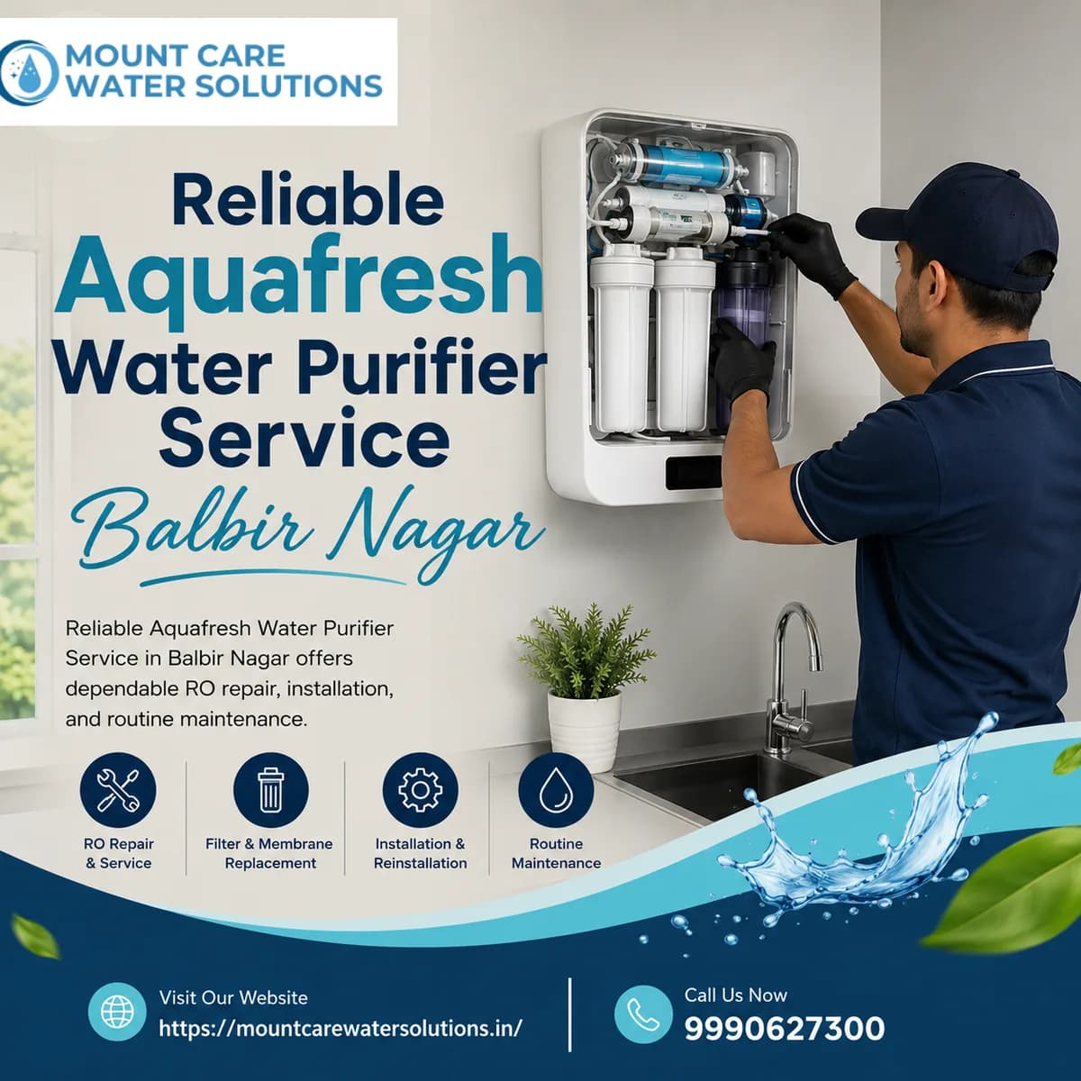 Reliable Aquafresh Water Purifier Service Balbir Nagar