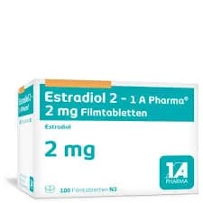 Estradiol 2 mg – 1 A Pharma Tablets