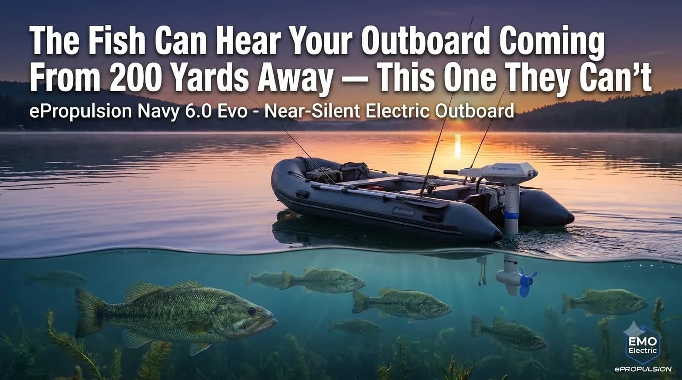 The Fish Can Hear Your Outboard Coming From 200 Yards Away — This One They Can't