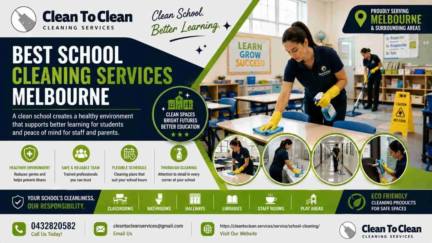 best school cleaning services Melbourne