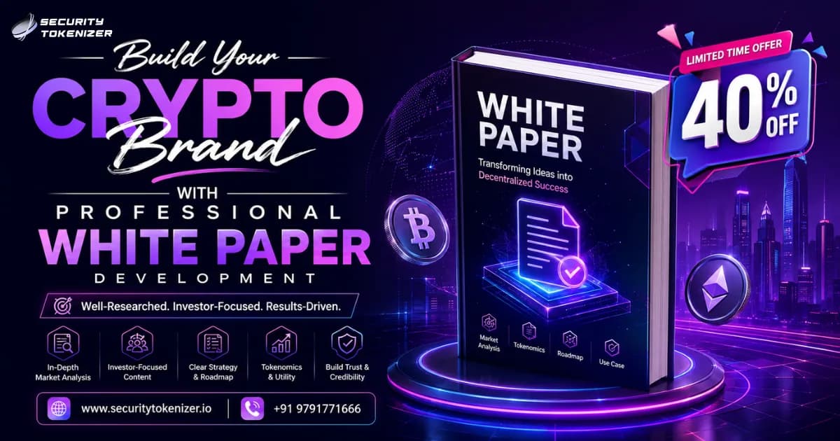 Build Your Crypto Brand with 40% OFF Professional White Paper Development