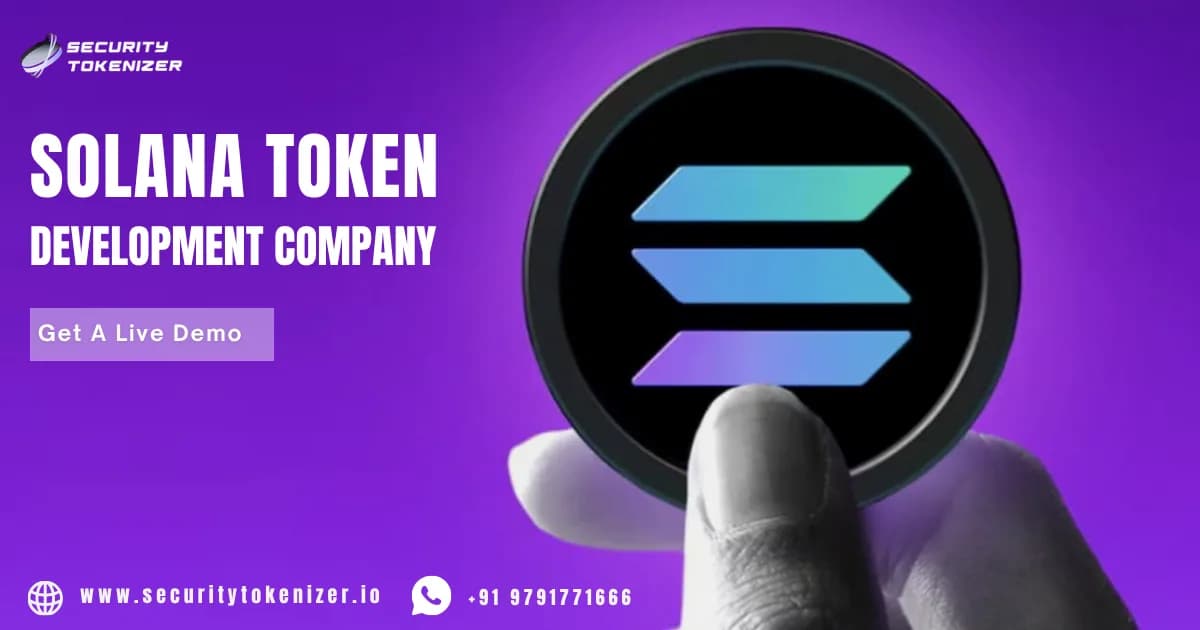 Advanced Solana Token Development Services for High-Growth Blockchain Projects 