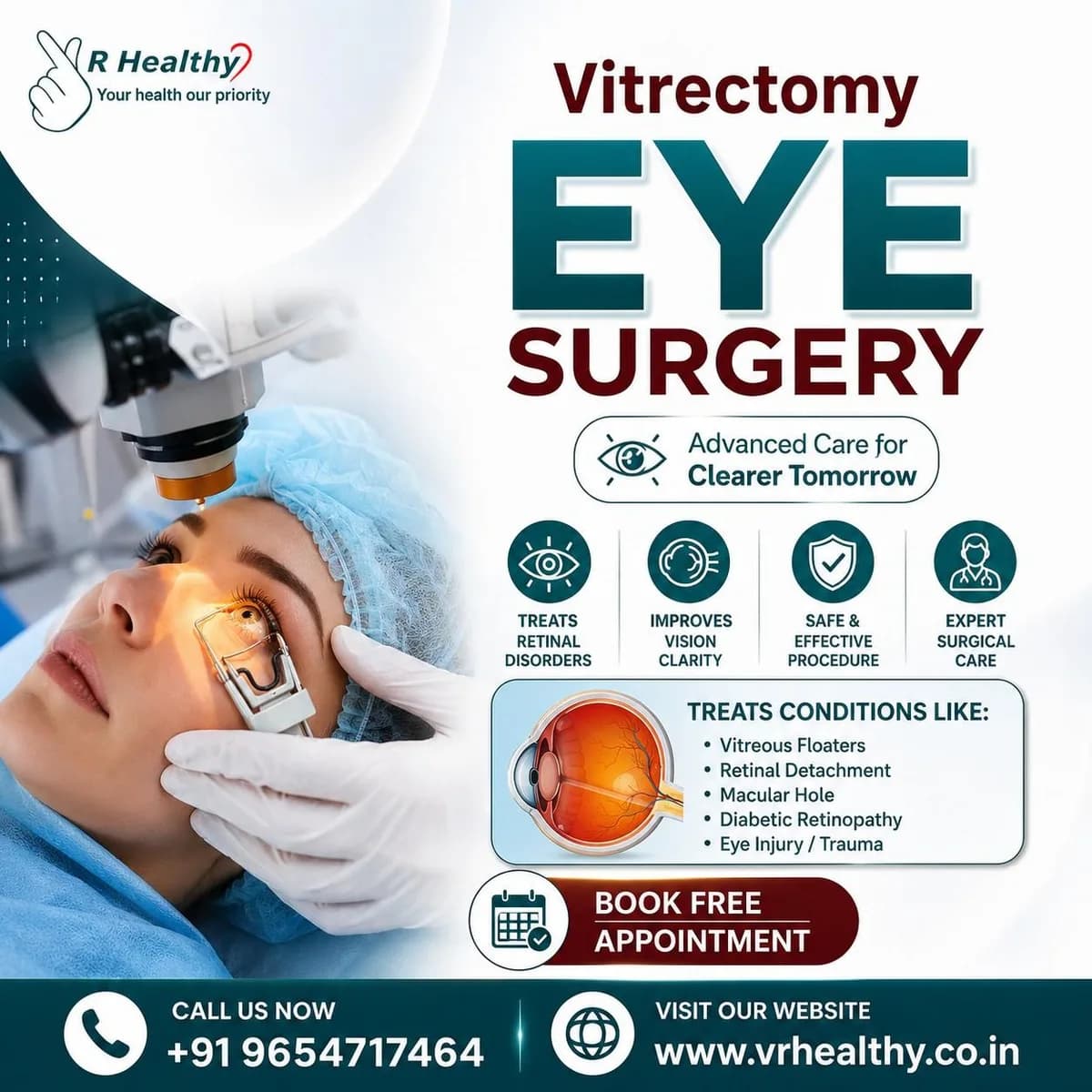 Best Vitrectomy Eye Surgery in India | Safe & Advanced Treatment 