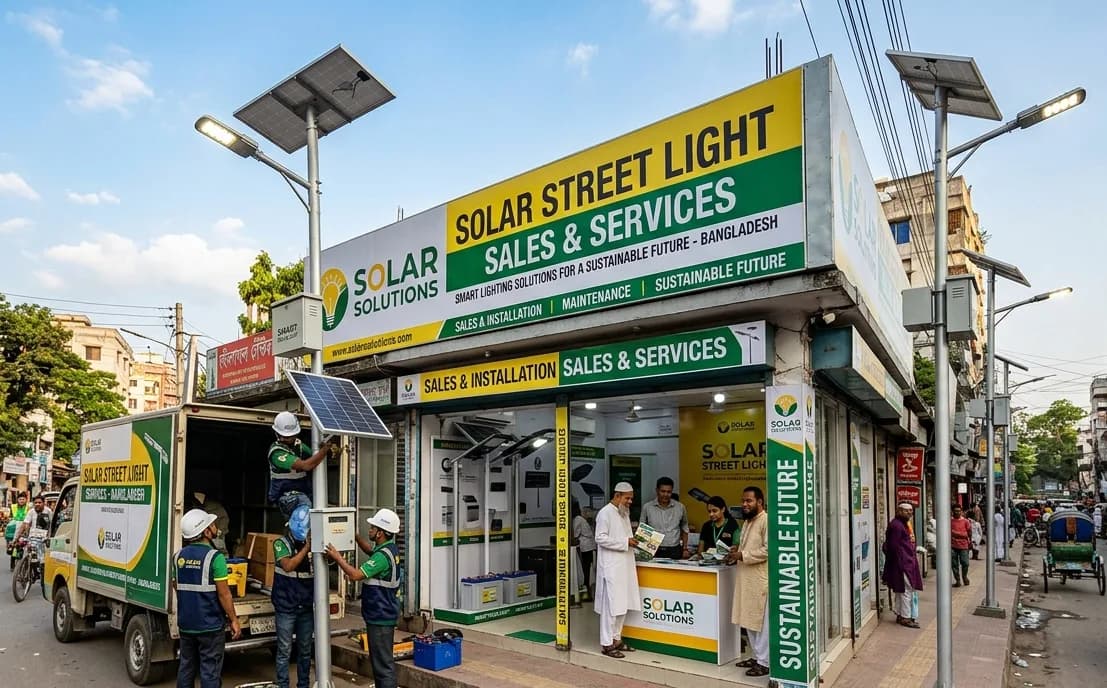 Solar Street Light Sales and Installation Service in Bangladesh