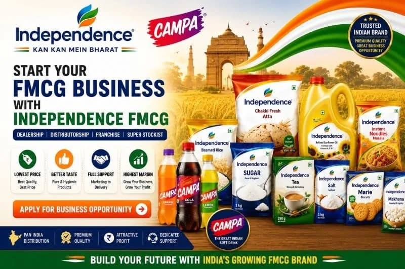 📞 Call: 7217324989 Independence fmcg franchise Apply Online