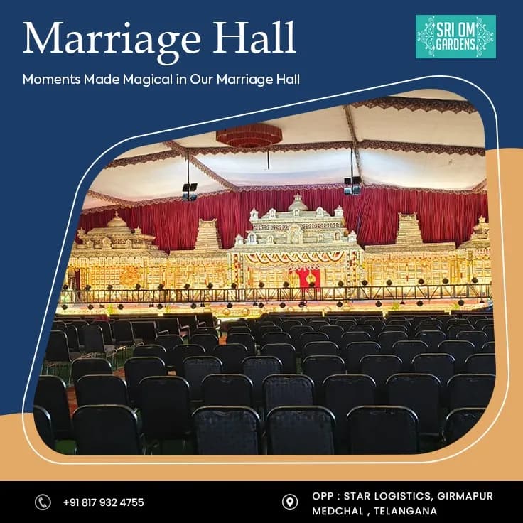 Best Function Hall in Girmapur for Weddings & Events | Sri Om Gardens