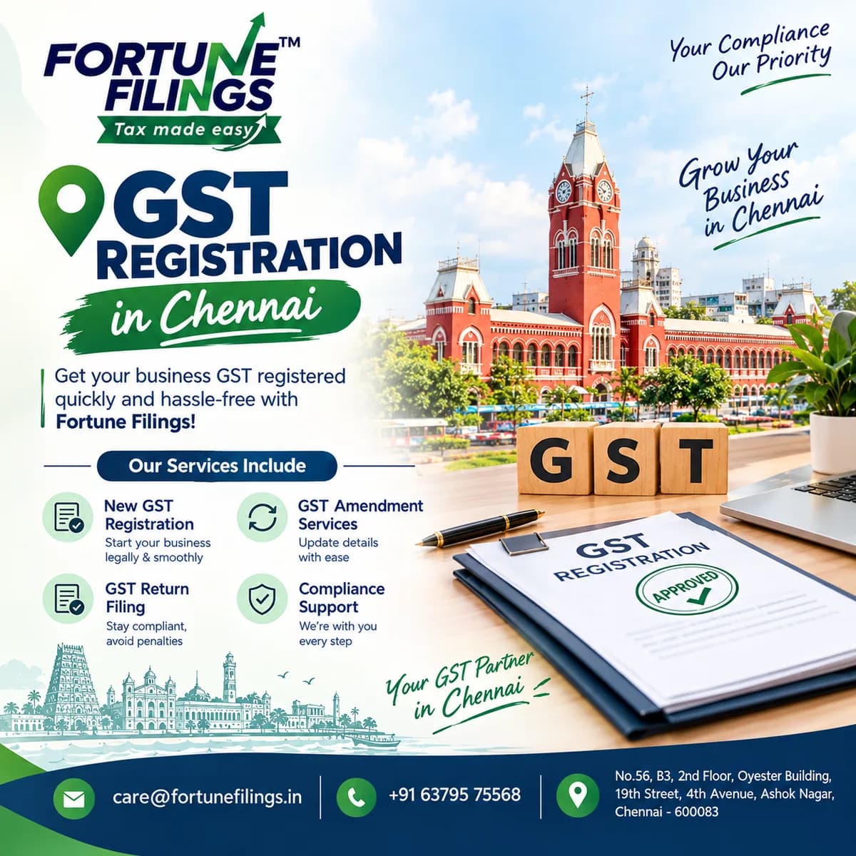 GST Registration in Chennai: Complete Guide for New and Existing Businesses