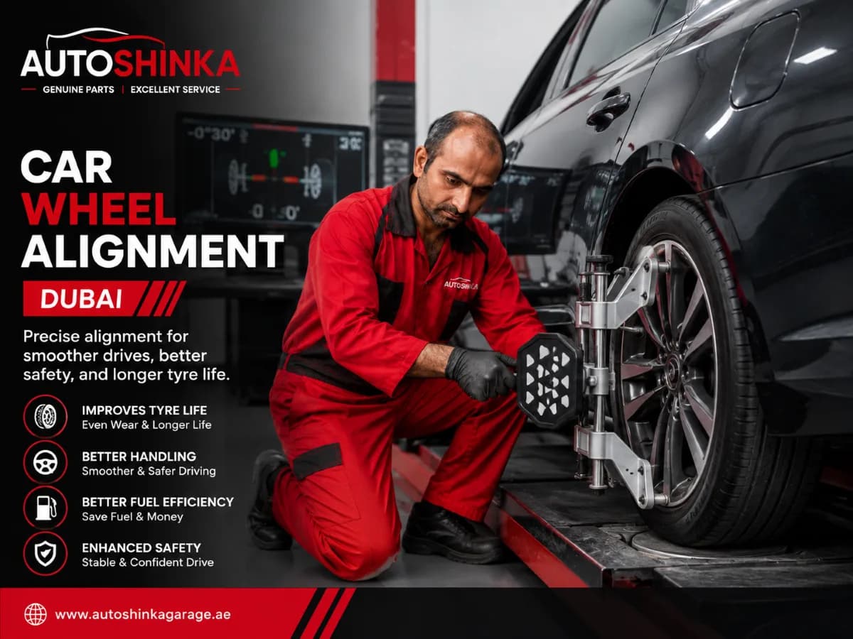 Wheel Alignment Dubai After Hitting Potholes or Kerbs