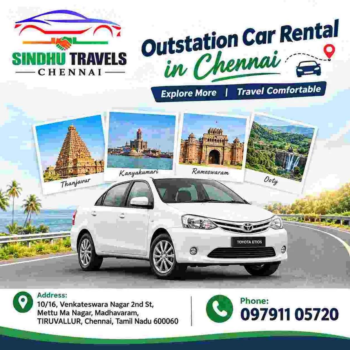 Outstation Car Rental in Chennai: Your Complete Guide to Comfortable, Affordable Road Trips