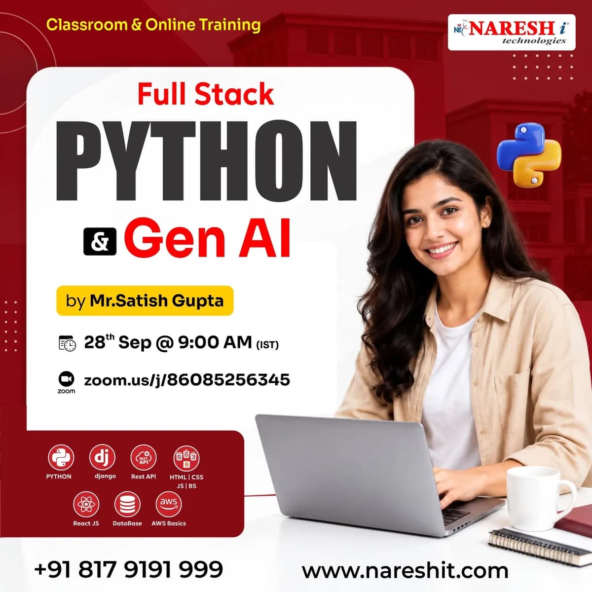 Build Your Career with Full Stack Python & Generative AI!