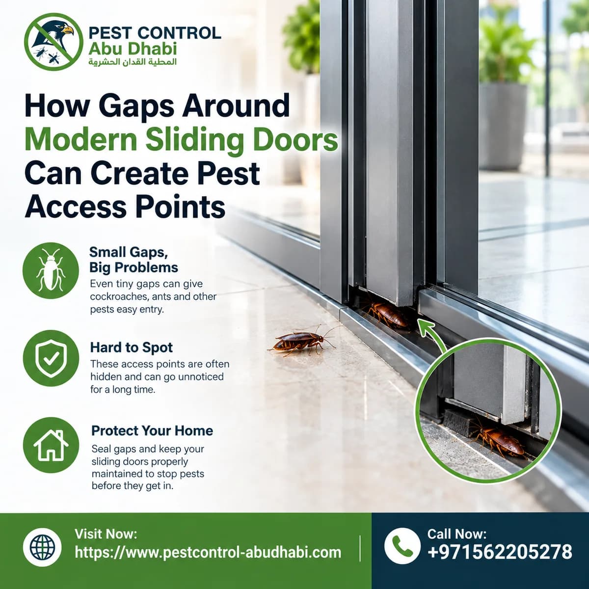 How Gaps Around Modern Sliding Doors Can Create Pest Access Points