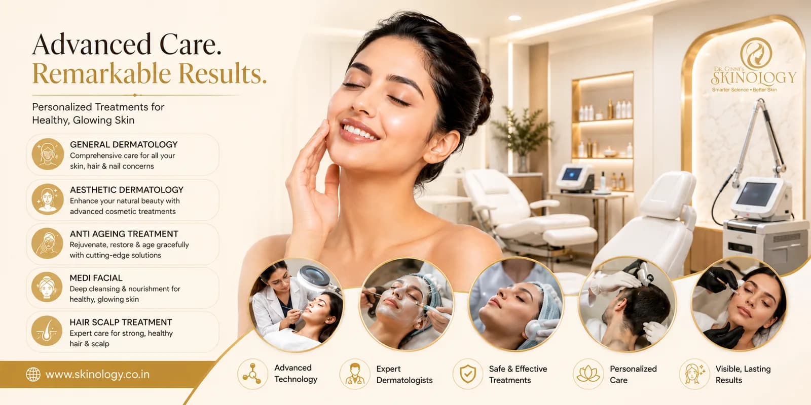 Advanced Aesthetic Dermatology Treatments in Indore at Skinology